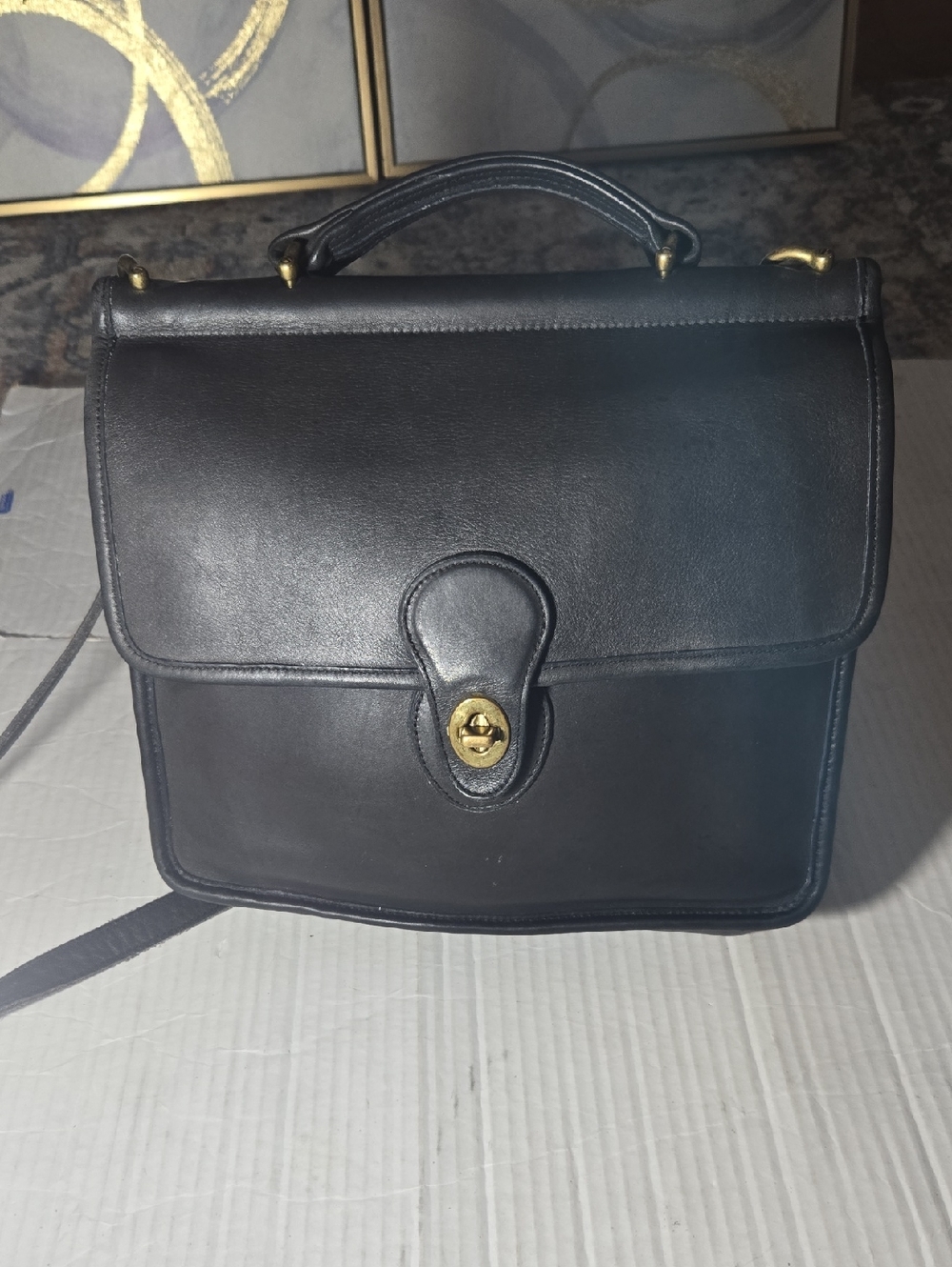 Vintage Coach Willis Black